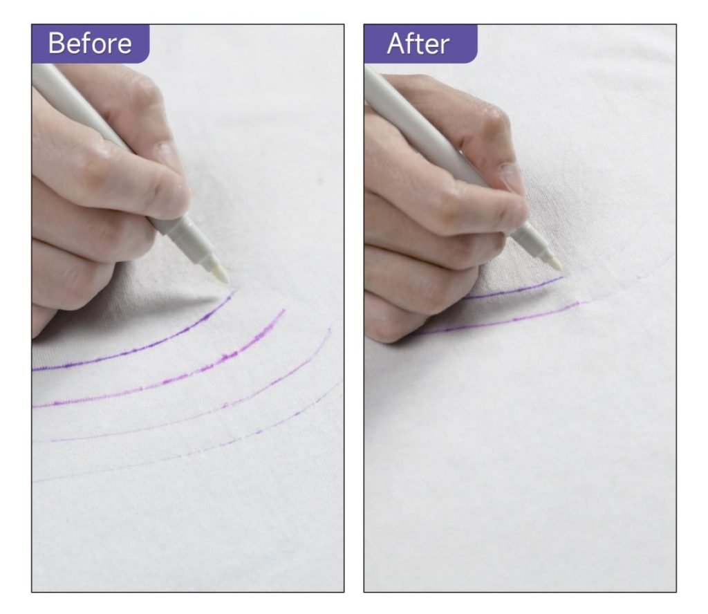 testing eraser marker on air erasble pen markings